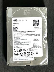 【送料無料】　★ 4TB ★　Seagate / ST4000LM024　【使用時間：10ｈ】　2023年製　新品同様　 2.5インチ内蔵HDD/15mm厚/SATA