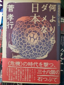 〈初版・帯〉何よりもダメな日本　菅 孝行　出版社批評社　刊S56【管理番号G3cp本304お-1】