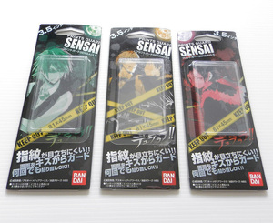 デュラララ!! プリントガード 3種セット SENSAI3.5 折原臨也 平和島静雄 グッズ セット 未使用 液晶 保護 シート カバー スマホ フィルム