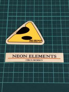 ステッカー NEON ELEMENTS　③　スノーボードウェアー