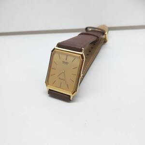 SEIKO DOLCE ドルチェ 薄型 6730-5540/メンズ腕時計/電池交換済み/ベルト交換済み