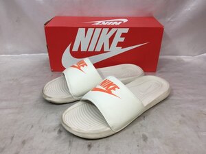 NIKE ナイキ VICTORI ONE SLIDE ヴィクトリーワンスライド サンダル CN9675-108 サイズ：29cm カラー：ホワイト/オレンジ