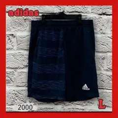 匿名配送‼️☆5552P☆ adidas ショートパンツ 青 サイズ L