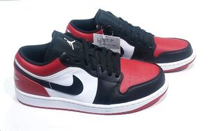 28cm Nike Air Jordan 1 Low Bred Toe 553558-612 エアジョーダン つま赤 国内正規品 新品 未使用品