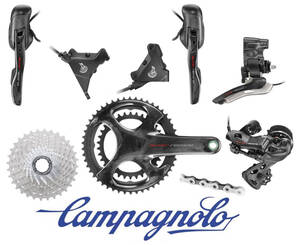 新品★ CAMPAGNOLO カンパニョーロ SUPER RECORD スーパーレコード EPS DB 2x12s グループセット 170mm 52/36t