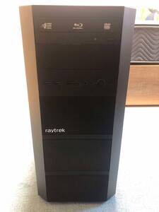 RAYTREK デスクトップ PC 、 Intel Core-i7 8700 3.20GHz・16GBメモリー ・500GB SSD・4000GB HDD、中古現状品