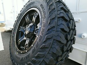 Jeep ジープ ラングラー JK JL タイヤホイールセット LEXXEL OutLaw ヨコハマ ジオランダー MT 265/70R17 285/70R17