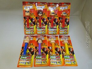 新品PEZ 2004年製 「Mr.インクレディブル」 8種セット The Incredibles ペッツ ピクサー ディズニー