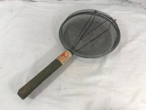 レトロ　炒り網　焼き網　振るい　中古