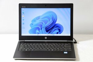 HP ProBook 430 G5 Core i7 8550U 1.8GHz 8GB SSD256GB Win11 カメラ HDMI 3ヶ月保証 wn8346