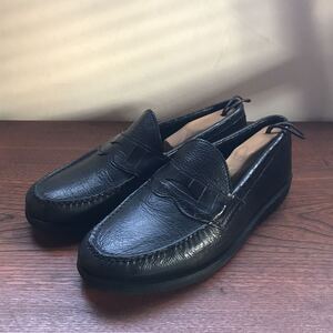 USA製 ラッセルモカシン ローファー クロコダイル (9.5E) 27.5cm 28.0cm 28.5cm RUSSELL MOCCASIN alden redwings オールデン ブラック 