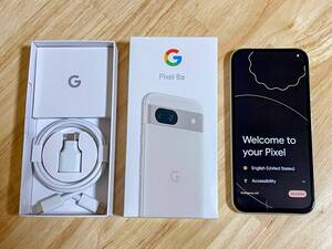 ★Google Pixel 8a Porcelain(ホワイト) 128GB SIMフリー★美良品★匿名ヤマト運輸配送無料!★