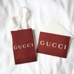 GUCCI 赤 ショッパー 小型