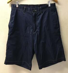 ◆トゥモローランド タイプライター 良質 ステッチ　デザイン ショーツ ショートパンツ NAVY 美 63-12-82-12103 サイズ46