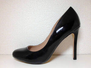 ジャンク　 STEVE MADDEN　エナメル パンプス ハイヒール 5.5（22.5cm) 黒　ブラック