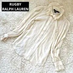 RUGBY RALPH LAUREN ラルフローレン シルク100% 長袖シャツ