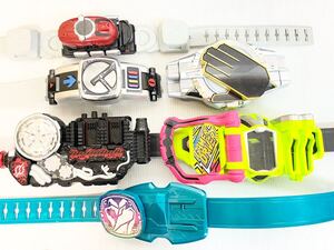 仮面ライダー　変身ベルト　6点まとめて　リバイス　エグゼイド　ビルド　ウィザード　電王　カブト　現状渡し　ジャンク品