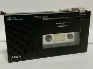AIWA アイワ TP-25 カセットレコーダー 通電可 テープ走行不可 要修理 ジャンク 1131m3150