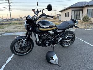 愛知県 Kawasaki Z900RS　2.0ETC　ショートマフラー　タイガーカラー