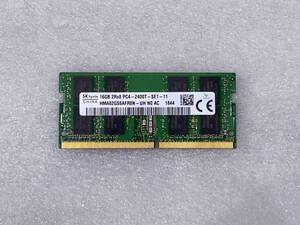 SK hynix HMA82GS6AFR8N-UH エスケイハイニックス ノートパソコン用メモリ 16GB 1枚 2Rx8 PC4-2400T クリックポスト対応