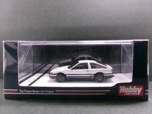 未開封 ホビージャパン 1/64 トヨタ スプリンター トレノ AE86 GT APEX カスタム Ver. 白/黒 (1534-602)