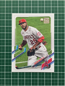 ★TOPPS MLB 2021 UPDATE #US130 DEXTER FOWLER［LOS ANGELES ANGELS］ベースカード「BASE」★