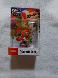 スプラトゥーン amiibo ガール　未使用