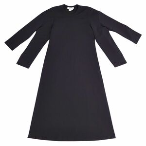 美品 コムデギャルソン COMME des GARCONS ワンピース ブラウス ロングスリーブ 無地 トップス レディース XS ブラック cg10ol-rm10f06716