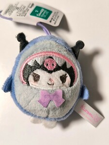 ☆サンリオキャラクターズ どうぶつ着ぐるみマスコット☆～サメ編～ クロミちゃん ぬいぐるみ☆ゴム付き