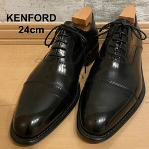 【数回使用程度】KENFORD ケンフォード　ストレートチップ　KB48 黒　ブラック