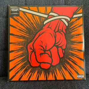 METALLICA メタリカ パスヘッド pusheadデザイン ST. ANGER 2003年　EUアナログ盤2枚組 LPアナログ レコード〈検索: メタル ヘビーメタル〉