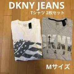 DKNY JEANS Vネック Tシャツ  2枚セット