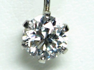 【宝石屋本舗】0.30ct　天然ダイヤモンド　PT900プチネックレス