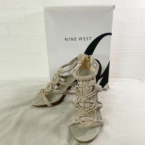 3947☆ NINE WEST ナインウエスト シューズ 靴 サンダル カジュアルシューズ レディース 6.5M グレー 箱付き