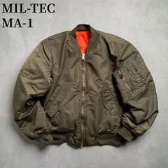 MIL-TEC MA1　フライトジャケット　カーキ　民間品 古着