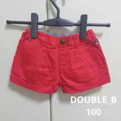 DOUBLE_B ダブルビー 100 ショートパンツ