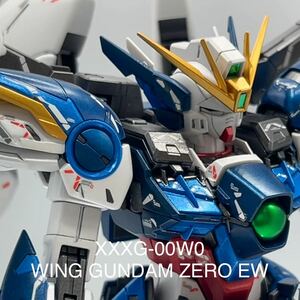 塗装済み完成品_ウイングガンダムゼロEW Ver.Ka_MG_1/100_パール・メタリック塗装 (ガンプラ ガンダムW EW HG MG PG)