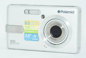 【外観特上級】polaroid ポラロイド t830 コンパクトデジタルカメラ　#s13685