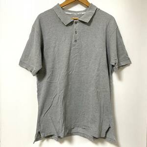 90s USA製 Calvin Klein｜カルバンクライン 半袖ポロシャツ Lサイズ グレー