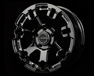 レイズ DAYTONA FDX-F7 ホイール ブラック(BT) 17インチ×7J＋40 5H114 入数：1台分(4本)