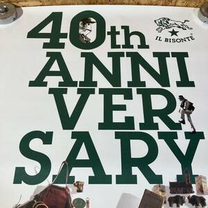 IL BISONTE 40周年 限定 A1 ポスター 40th ANNIVERSARY 