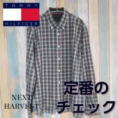 【TOMMY HILFIGER】トミーヒルフィガー 長袖シャツ　XLサイズ