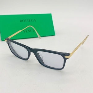 BOTTEGA VENETA EYEWEAR ASIAN FIT 度入り メガネ アイウェア アジアンフィット BV1074OA-001 箱付き ボッテガヴェネタ 眼鏡 DF12310■