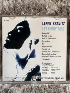 レニー・クラヴィッツ　Let Lenny Kravitz Rule レット・レニー・クラヴィッツ・ルール　輸入盤