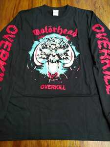 MOTORHEAD 長袖 Tシャツ overkill 黒L ロンT / metallica anthrax accept helloween slayer iron maiden black sabbath