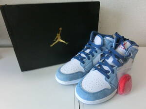 未使用品 保管品 NIKE ナイキ エア ジョーダン 1 ミッド AIR JORDAN 1 MID SE GS DR6235-401 24.5cm スニーカー/激安1円スタート