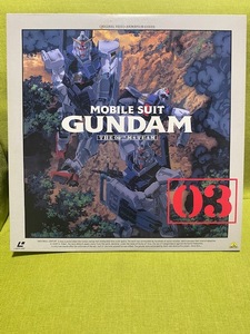 ★☆Laser Disc MOBILE SUIT GUNDAM　03☆★