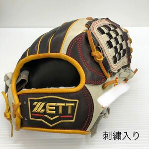 G-3298 ゼット ZETT オーダー 硬式 内野手用 BPG-PRO 鈴木印 グローブ グラブ 野球 中古品 刺繍入り