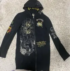 Ed Hardy エドハーディー　ジップアップ　パーカー　サイズS