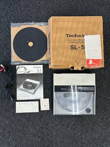 AH◇Technics レコードプレイヤー SL-5◇テクニクス ターンテーブル 現状品 レトロ オーディオ機器 CC0 DA5